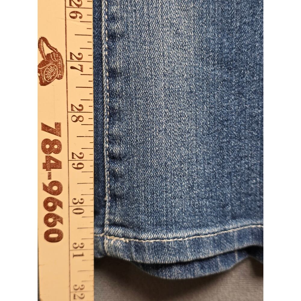 Y2K LEI Felecia Lowrise Bootcut Jeans Juniors Size 13 (Fits 32x31) Distressed - Picture 8 of 9